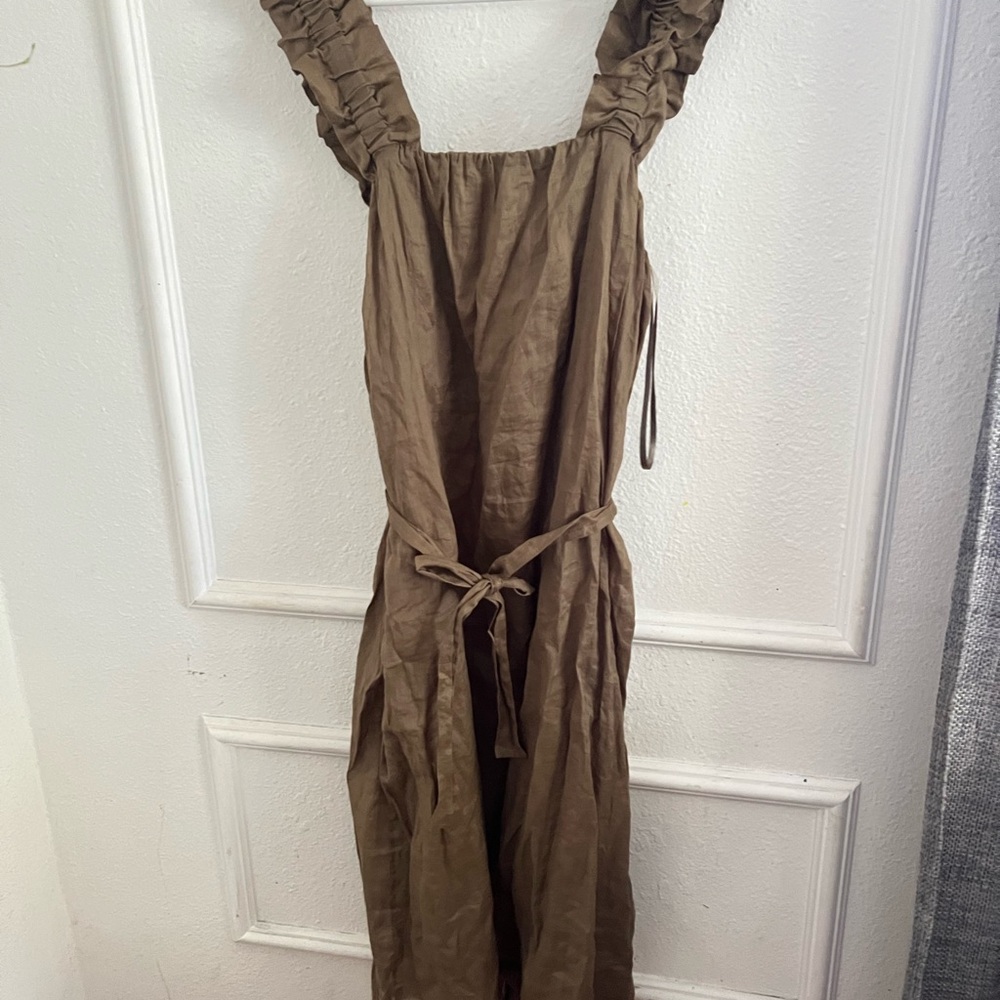 Frame Ruffle Strap Button Back Dress - Picture 3 of 4